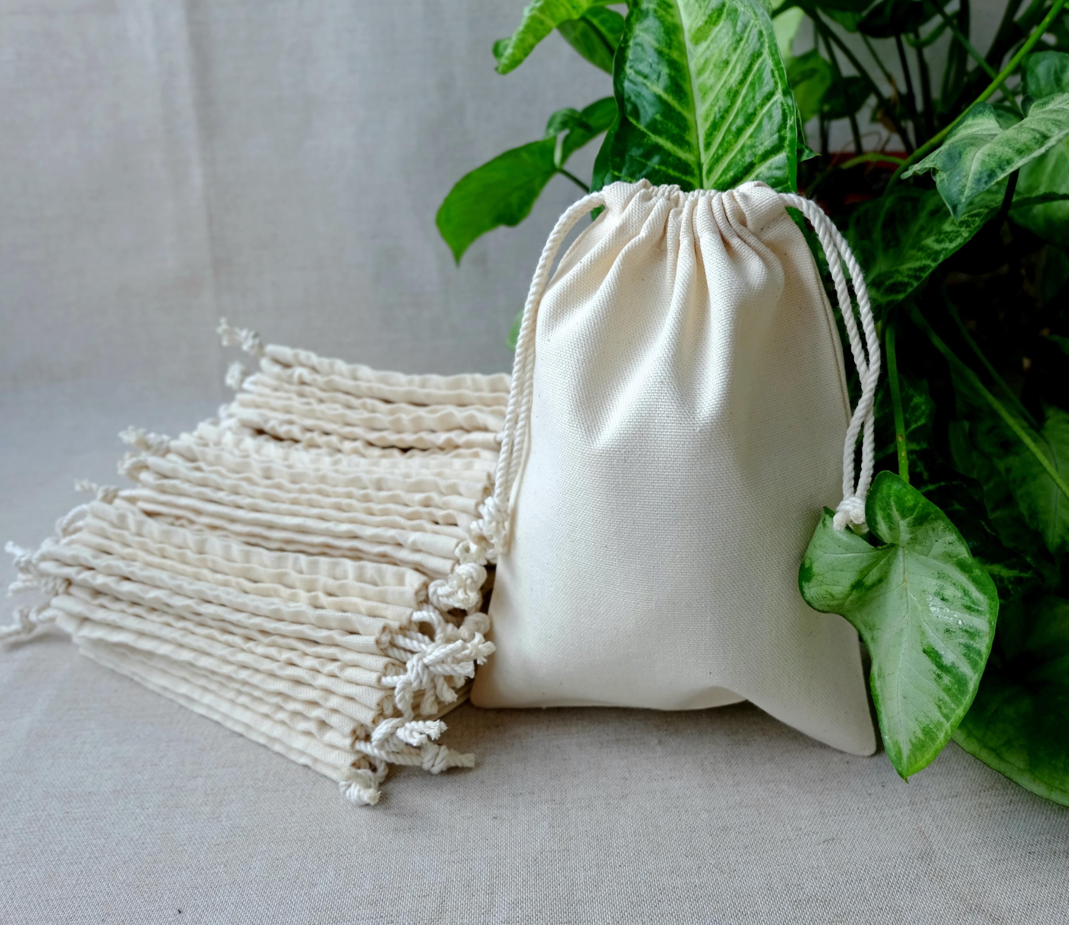 Мішок щільний для зберігання та пакування 20х15 см Бежевий (29116760)