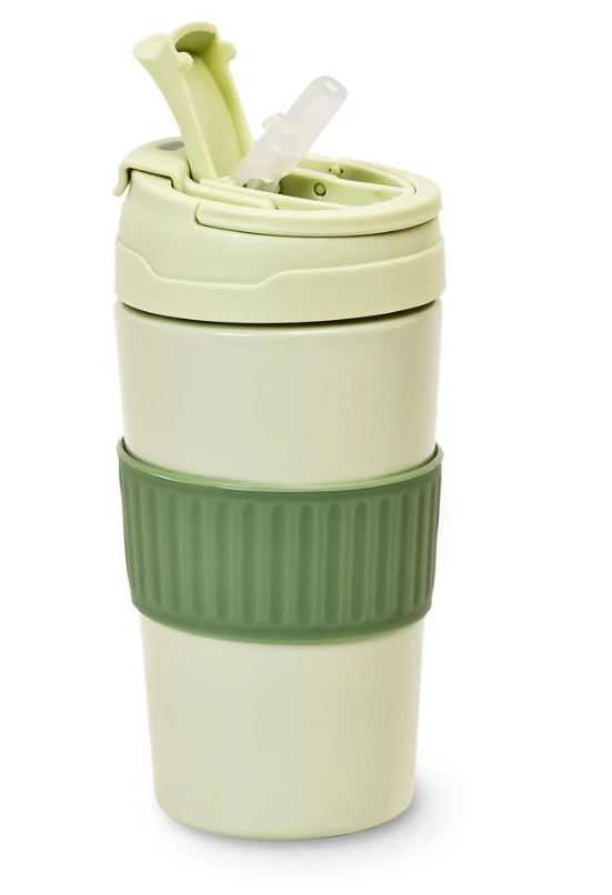 Склянка з кришкою на клямці Color R93498 600 мл