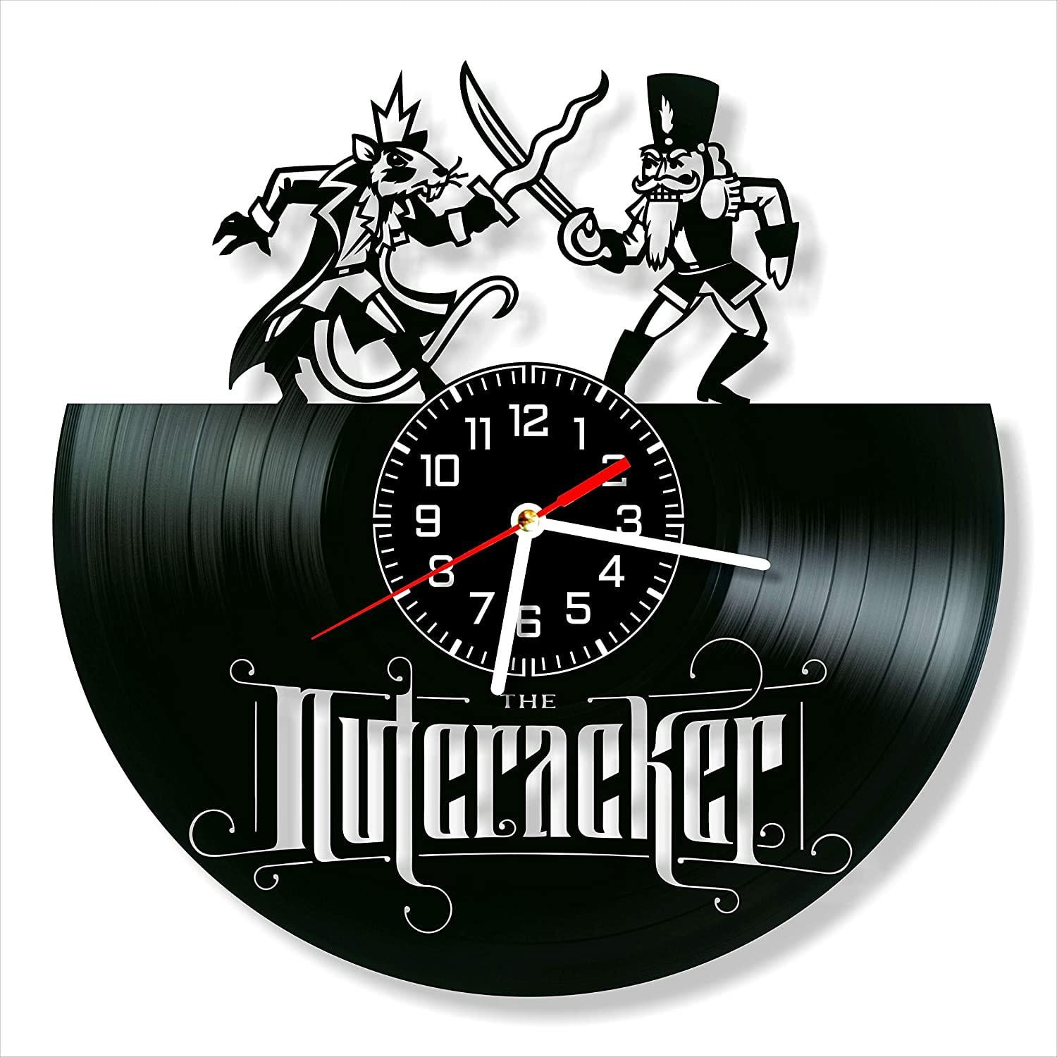 Часы настенные Щелкунчик 2069 из виниловой пластинки