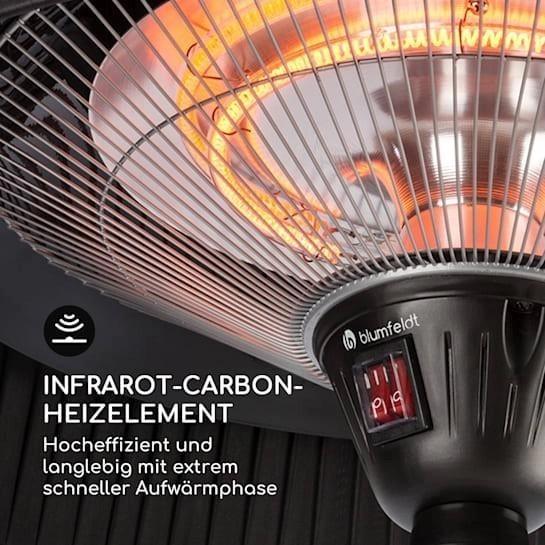 Інфрачервоний обігрівач Blumfeldt Venice Heat Stand (10032567) - фото 4 Інфрачервоний обігрівач Blumfeldt Venice Heat Stand (10032567) - фото 4