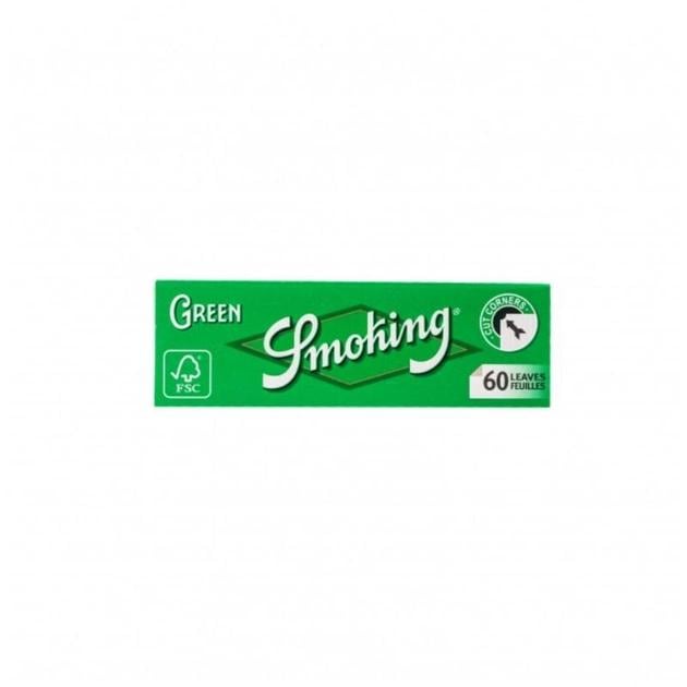 Папір для самокруток Smoking green 60 Зелений (11458290)