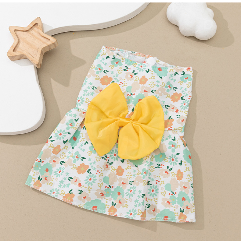 Сукня для собак із Квітковим принтом S - фото 1 Сукня для собак із Квітковим принтом S - фото 1