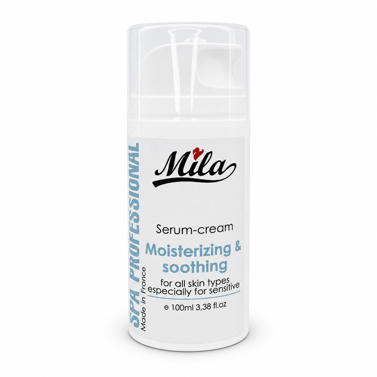 Крем-сыворотка увлажняющая Mila Moisturizing & Soothing с алоэ и морским коллагеном 100 мл