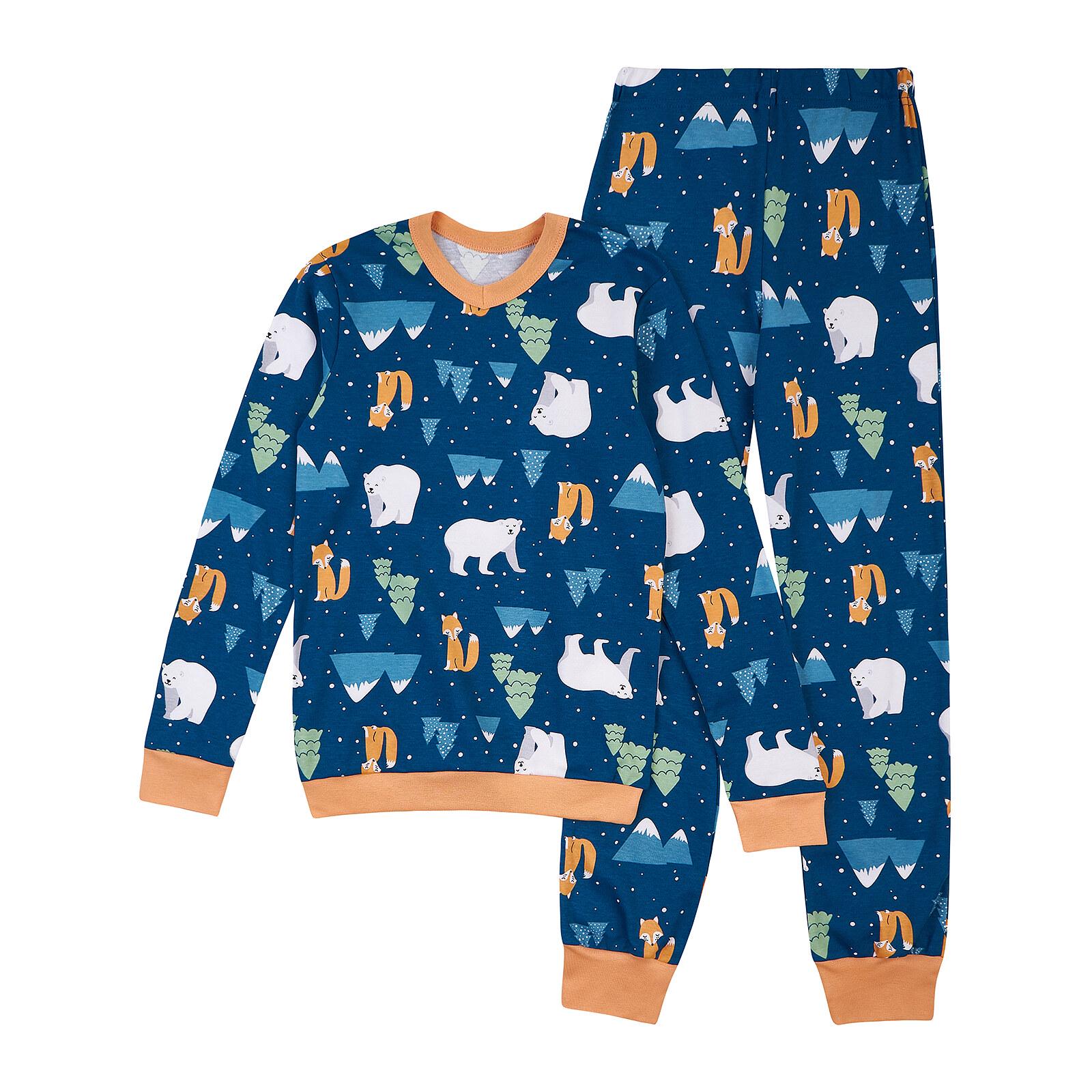 Пижама детская ЛяЛя 134 см Синий (К3ІН151)