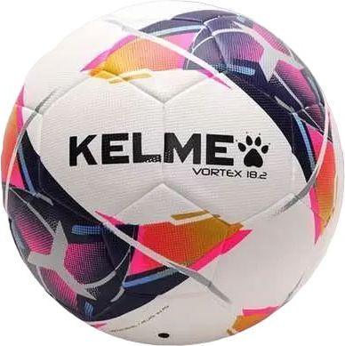 Мяч футбольный Kelme Vortex 18.2 8101Qu5001.9423 р. 5 Бело-темно-сине-красный