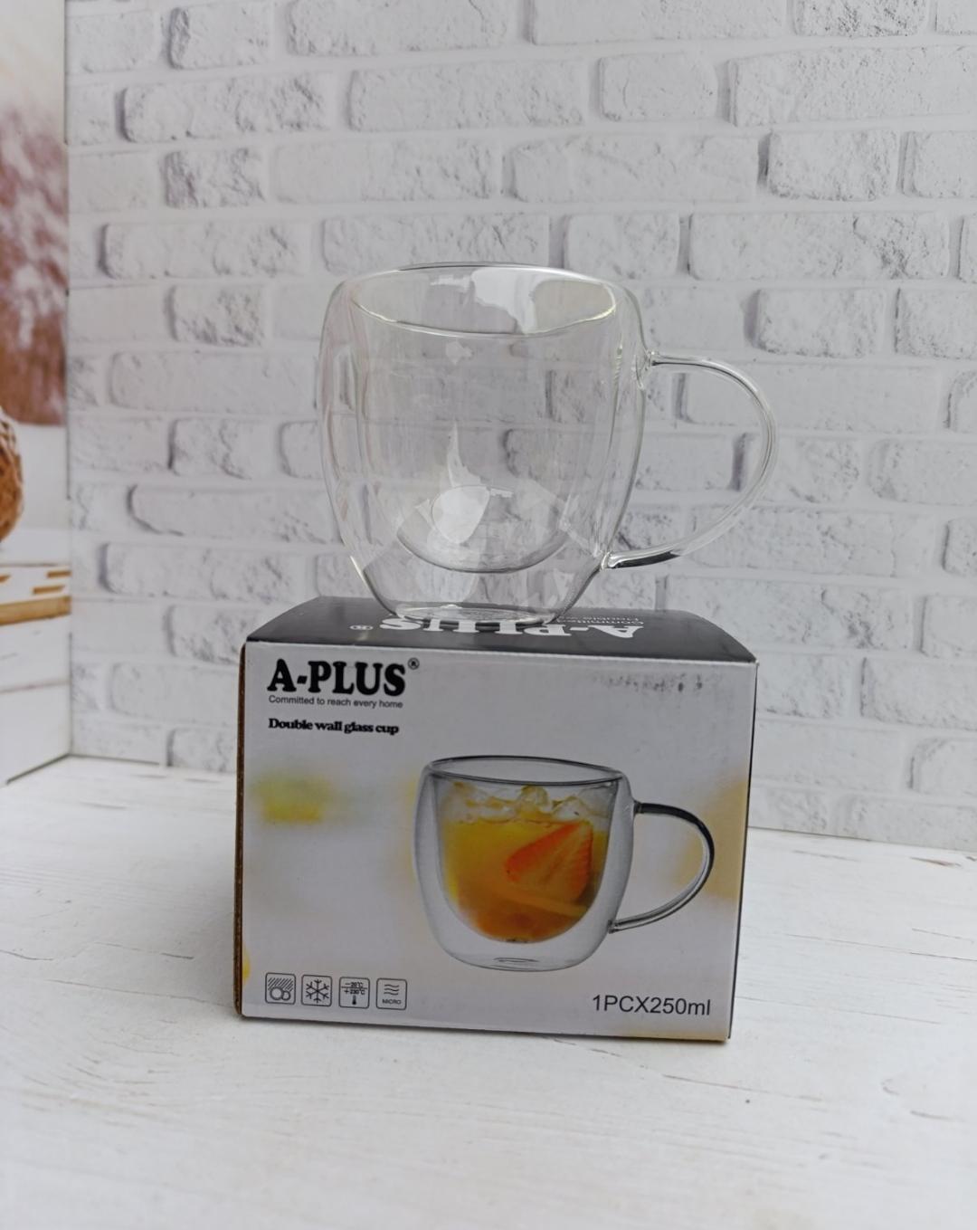 Чашка A-PLUS 7005 с двойными стенками 250 мл (7005)