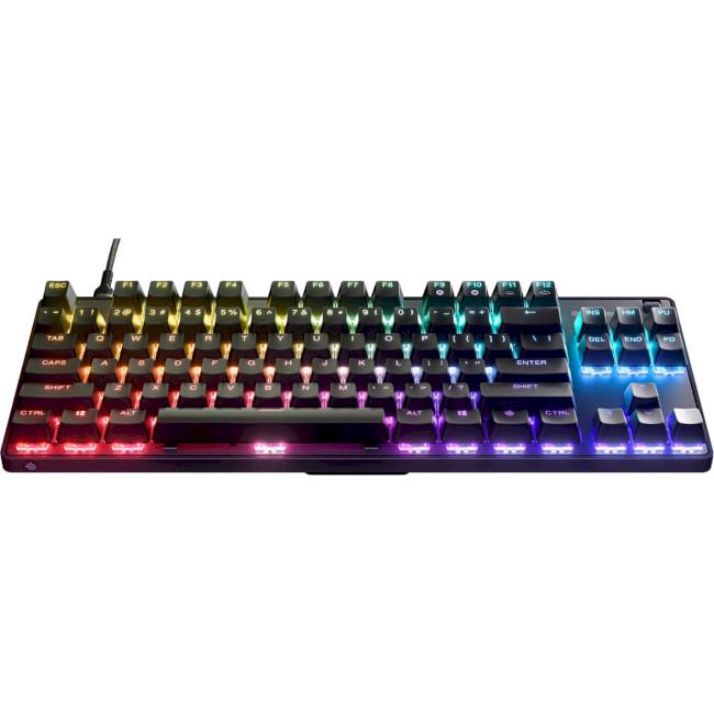 Клавіатура оптична SteelSeries Apex 9 TKL з RGВ-підсвічуванням провідна USB Чорний (64847) - фото 3