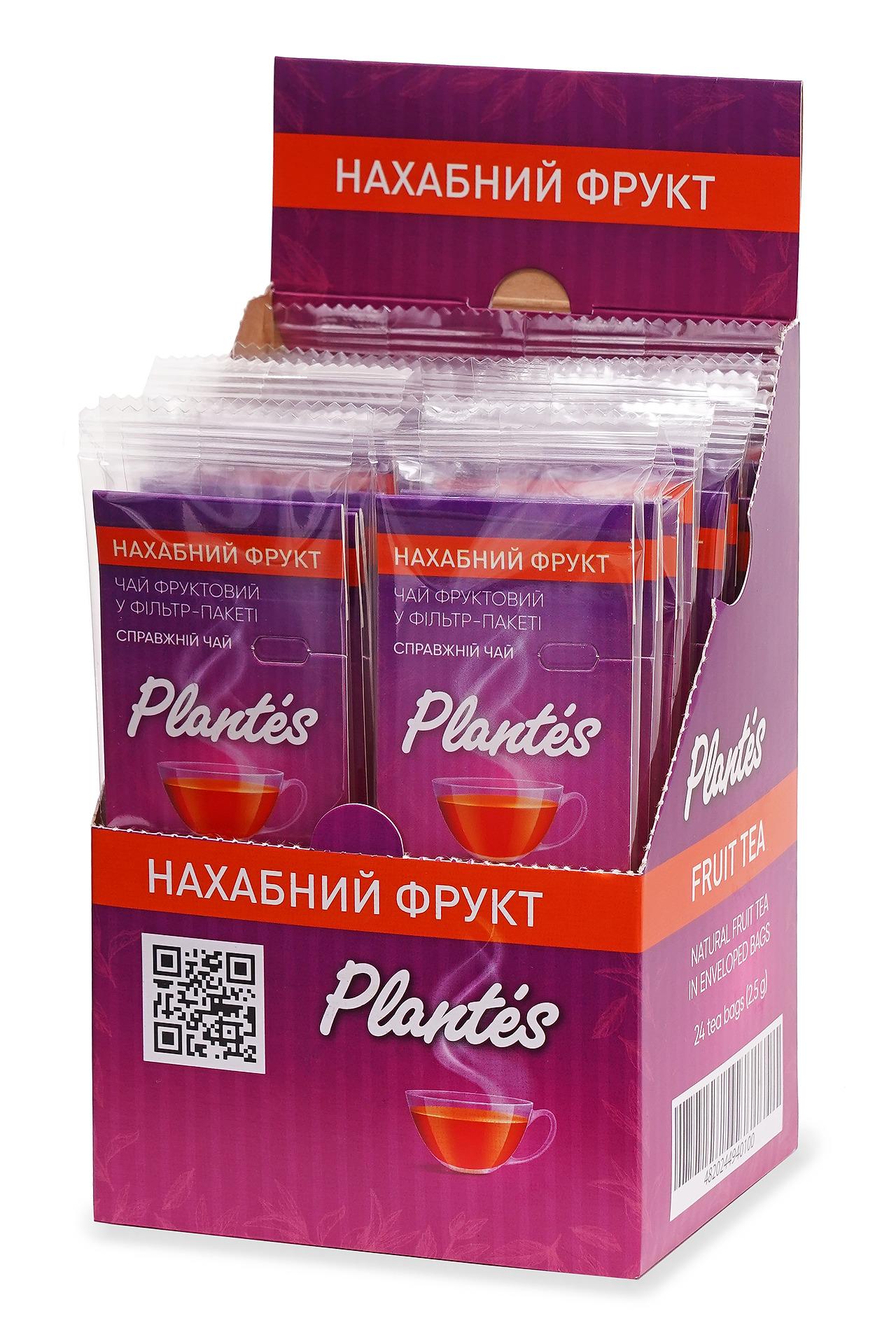 Чай фруктовый Plantes Наглый фрукт виноградный вкус 24 фильтр-пакеты (VA-1430294478) - фото 1