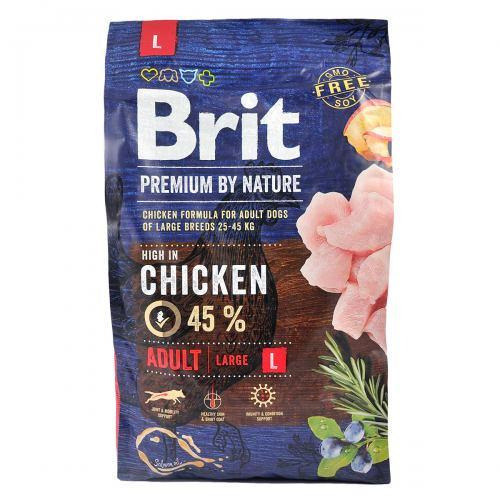 Корм сухой Brit Premium Dog L для взрослых собак больших пород с курицей 3 кг - фото 7