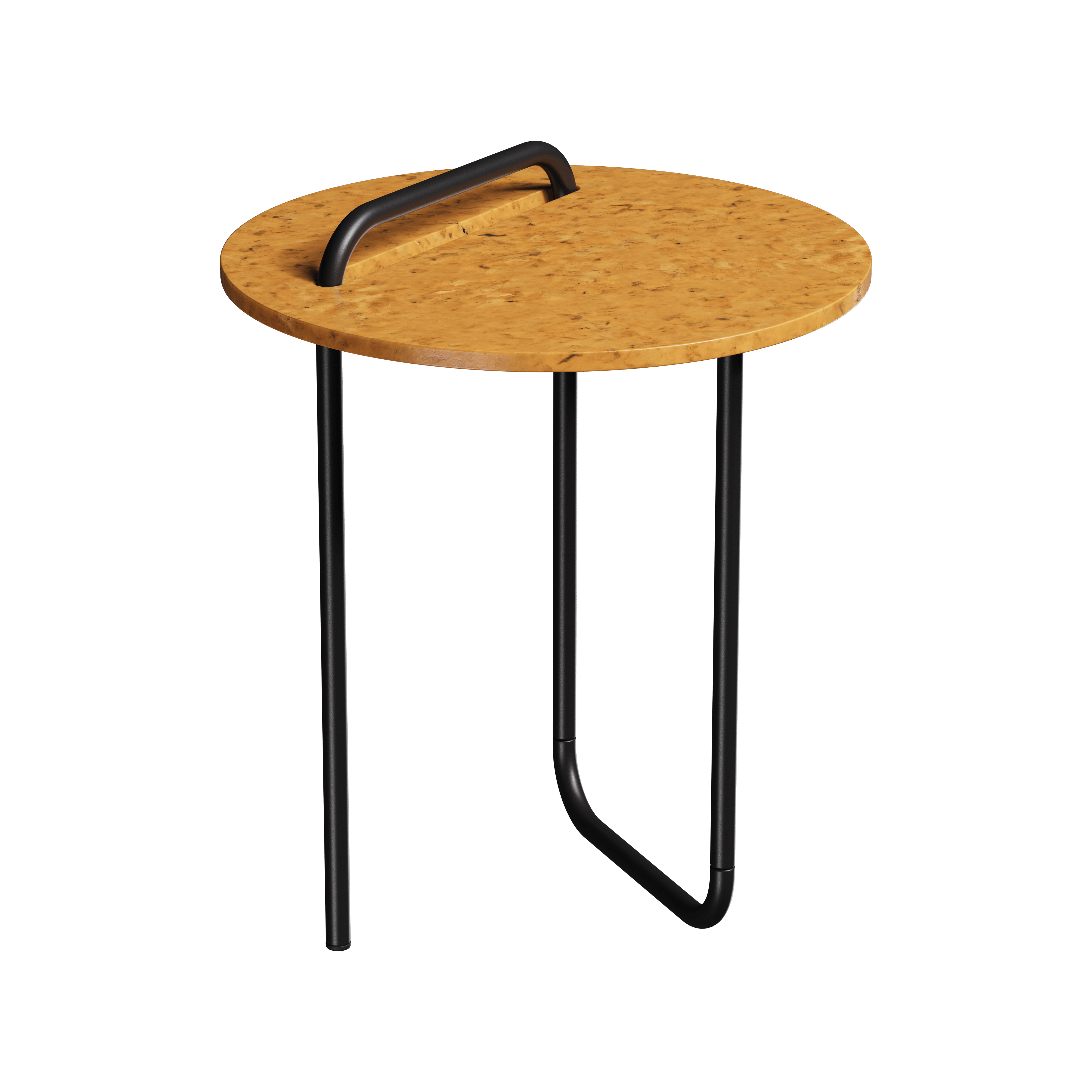 Стіл журнальний Recast Plastic помаранчевий круглий 50 см (CTR50)