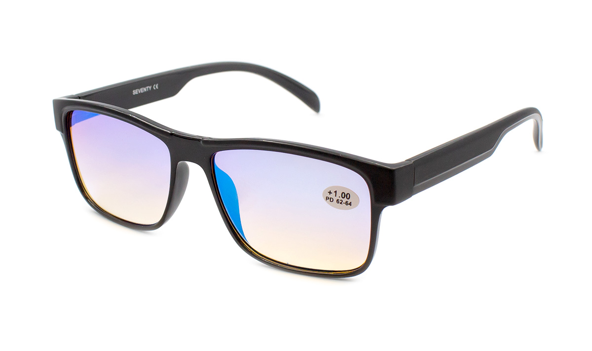 Очки водительские Seventy 25507-C1 диоптрийные зеркальное покрытие пластиковая оправа поляризационные антибликовые (42457)
