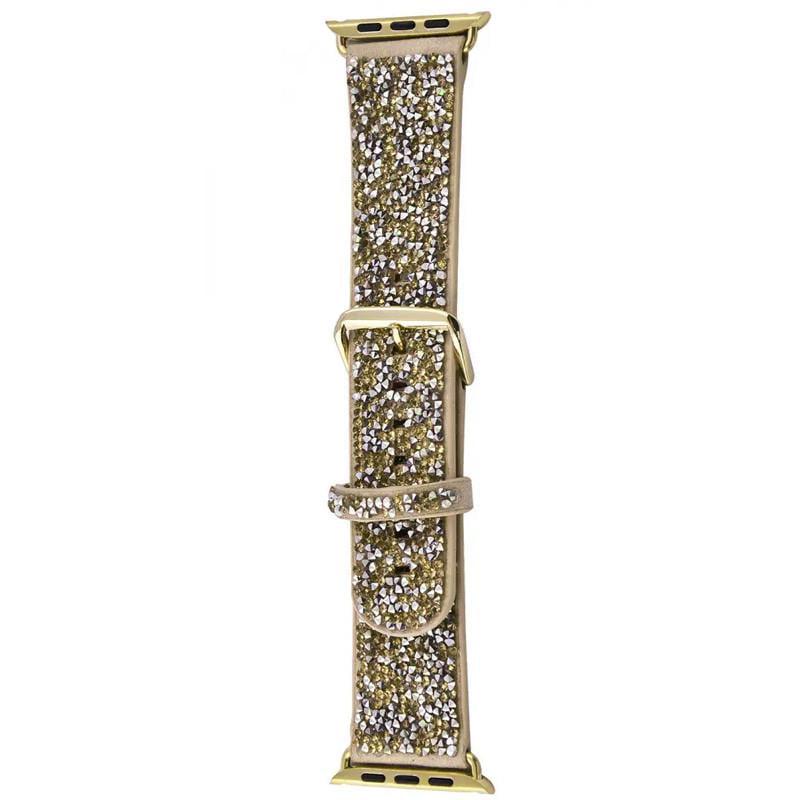 Ремешок Bling World Rock Diamond для Apple Watch 38/40/41/42 мм Золотой (00000067896_1)