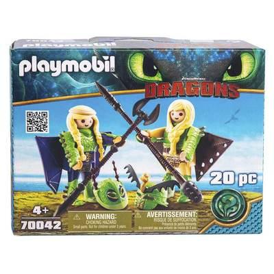 Конструктор Playmobil Dragons Забияка и Задирака (70042)