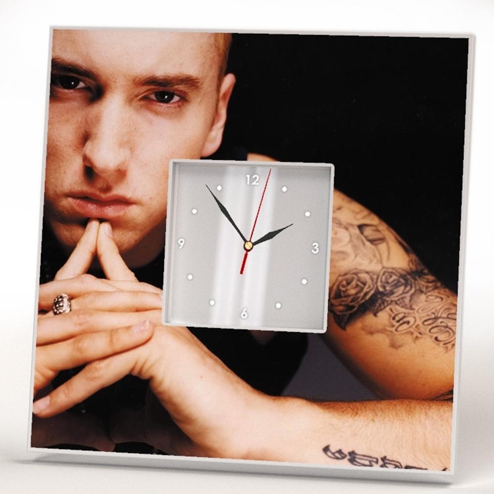Часы с фото Eminem 260x260 мм (C00799)