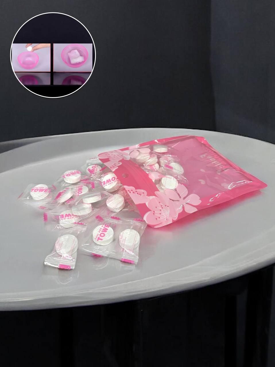 Салфетки прессованные Laska однослойные в таблетках 30 шт. Белый (212122) - фото 5