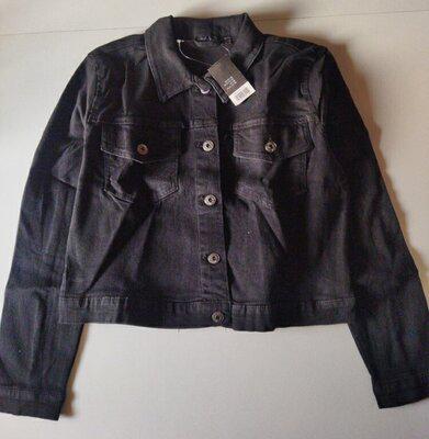 Курточка жіноча джинсова укорочена Esmara р. 40 Чорний - фото 6 Курточка жіноча джинсова укорочена Esmara р. 40 Чорний - фото 6