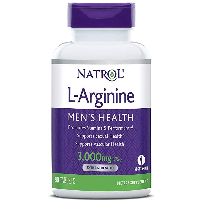 Амінокислота Natrol L-Arginine 3000 мг 90 таб. (8698)