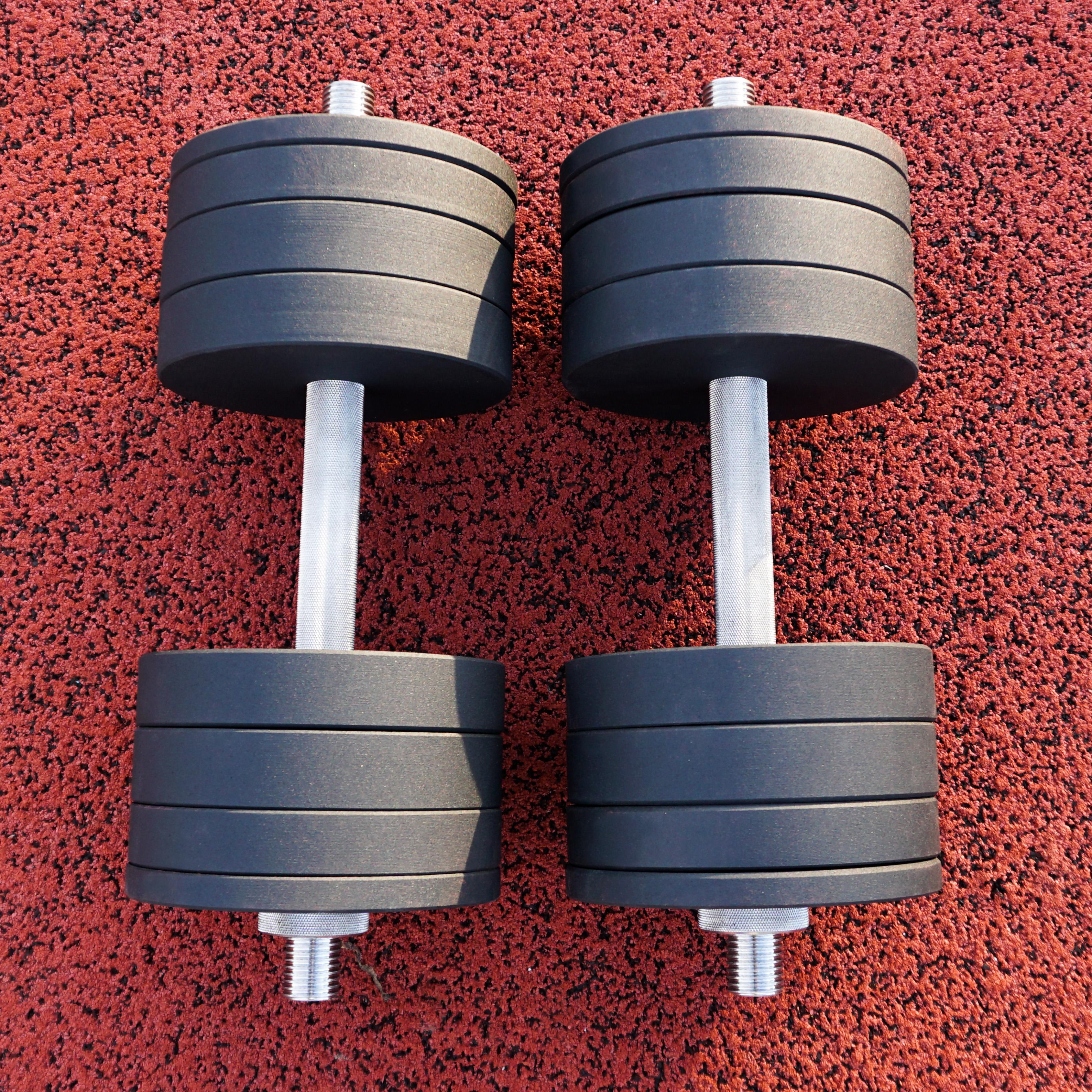 Гантелі набірні ТокГанМал-00234 металеві з покриттям 68 кг - фото 3