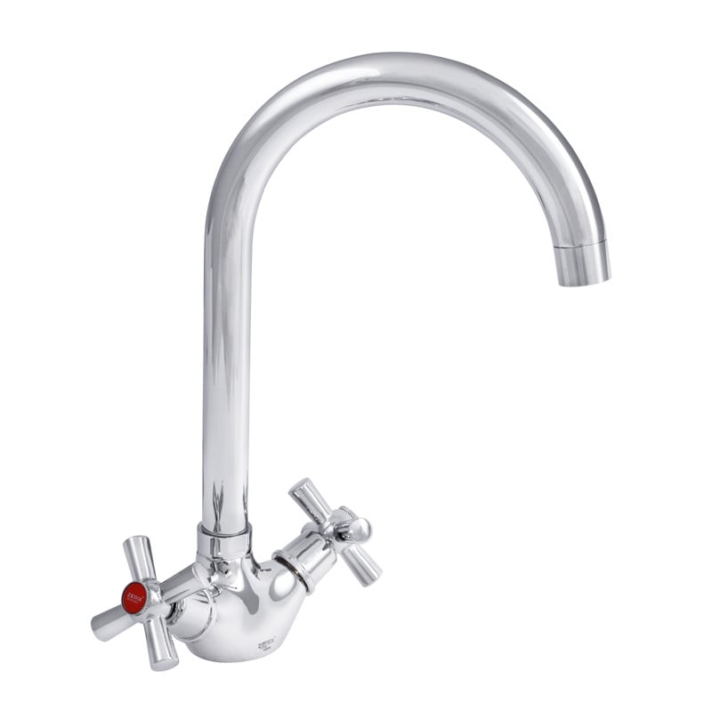 Смеситель для кухни Zerix TLA 722 с полнооборотной кран буксой (ZX2963)