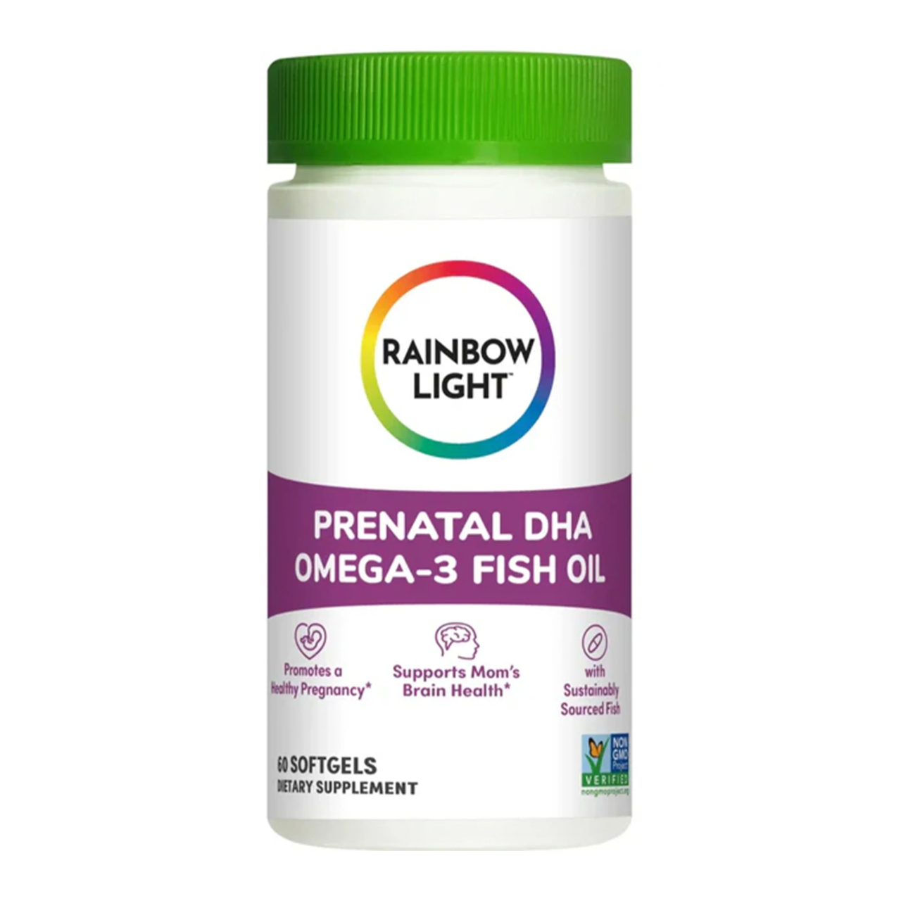 Омега 3 для вагітних Rainbow Light Prenatal DHA Ultra Omega-3 Fish Oil 60 софтгель капс. (23680-01)