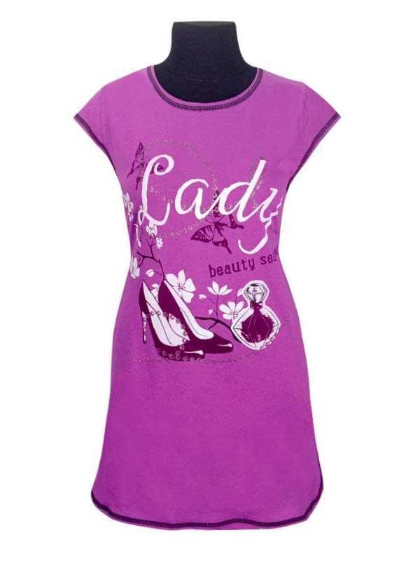 Туніка жіноча літня 620 р. 52/54 Бузковий (1773561733)