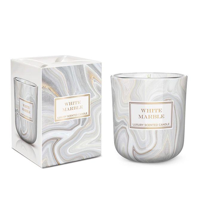 Свічка ароматична Flora White Marble (28821) Свічка ароматична Flora White Marble (28821)