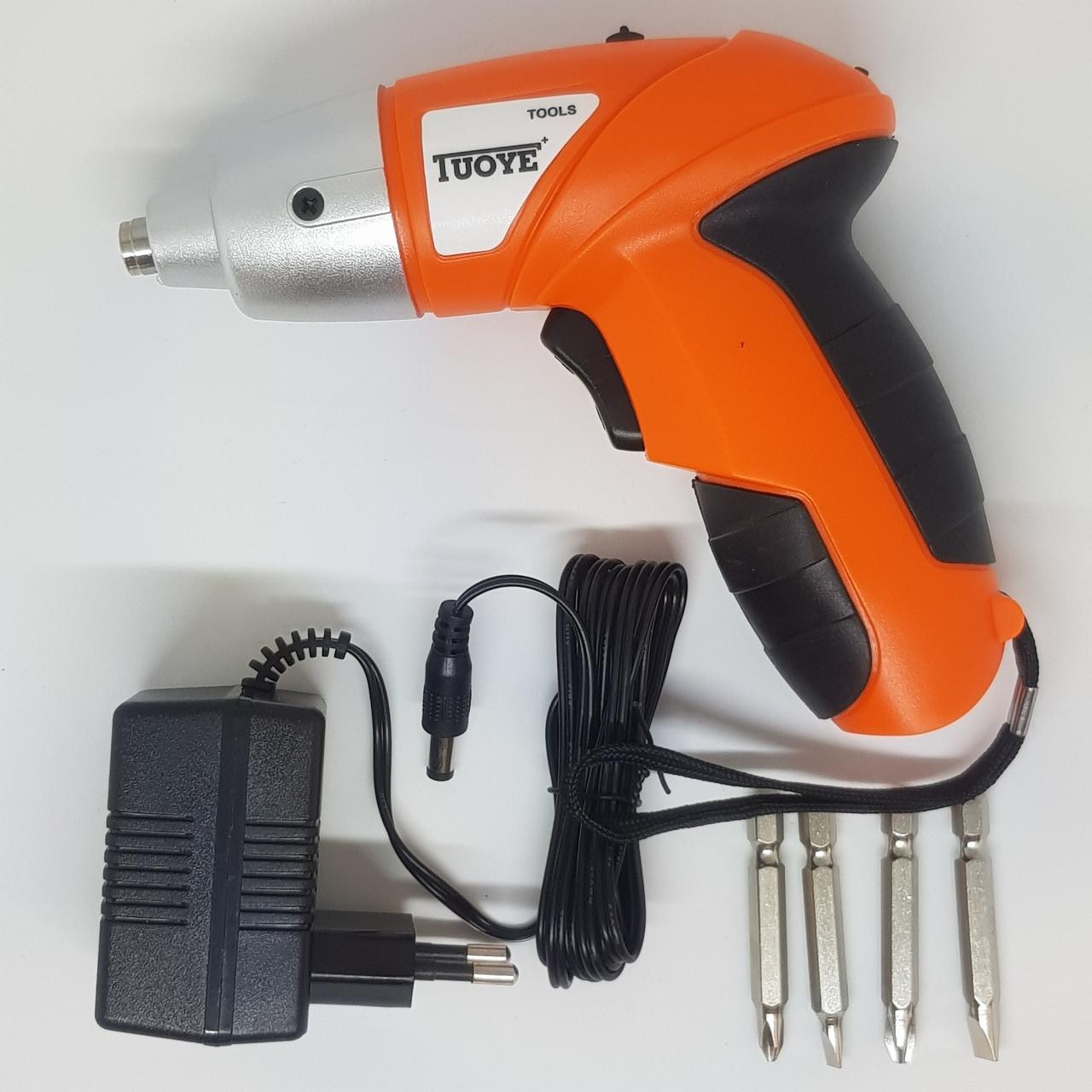 Акумуляторний шуруповерт компактна бездротова електрична викрутка TUOYE - фото 3 Акумуляторний шуруповерт компактна бездротова електрична викрутка TUOYE - фото 3