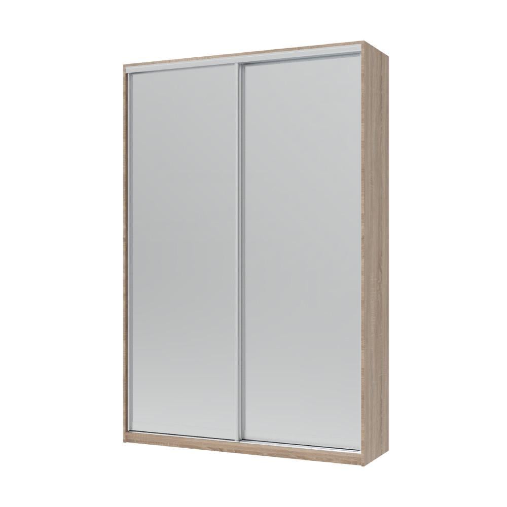 Шкаф-купе двухдверный Doros Сити Лайт 150х45х225 см Дуб Сонома/2 Зеркала (DRS-011087)
