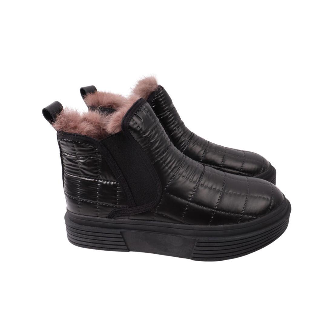 Ботинки женские Vikonty баллон р. 38 Черный (316-22ZHC)