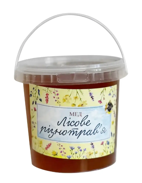 Мед разнотравья урожай 2024 г 1 л 1,4 кг 1000 мл