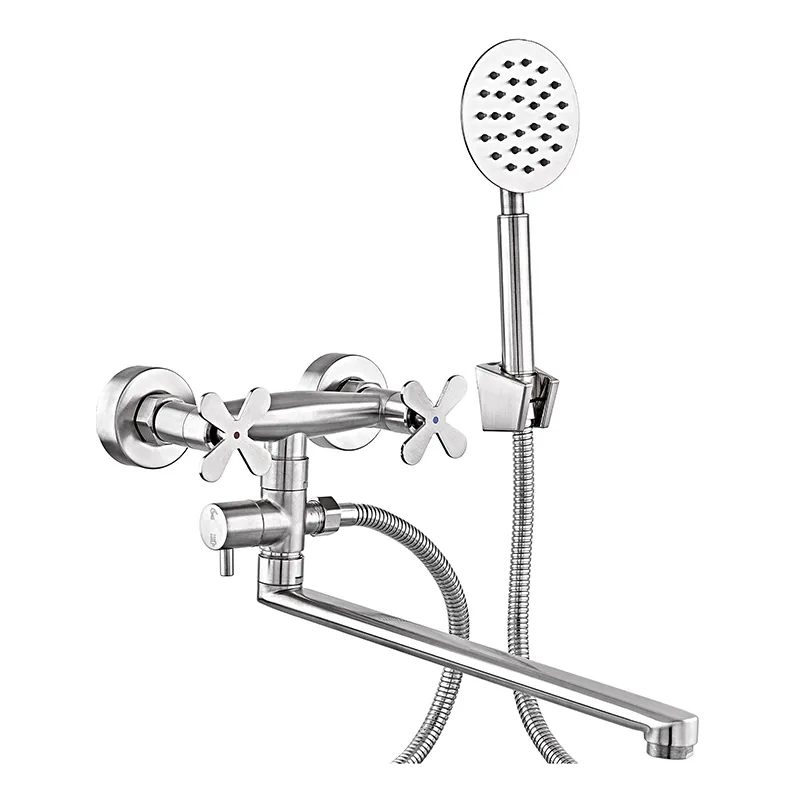 Змішувач для ванни Zerix GTA-006 із нержавіючої сталі SUS304 (ZX5562)