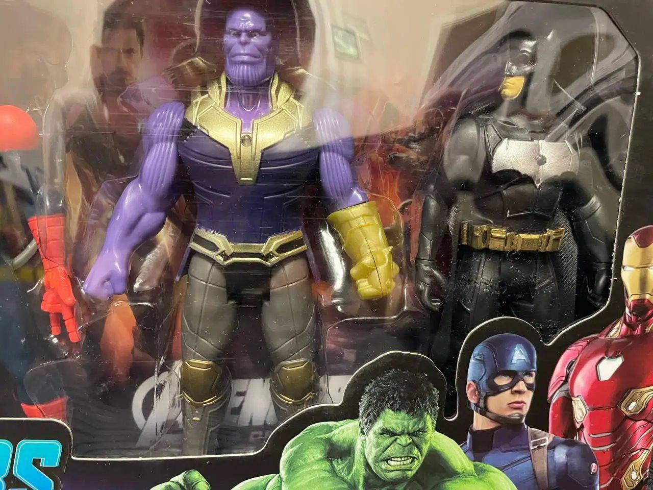 ᐉ Набор фигурок Marvel Бэтмен/Флэш/Человек/Паук/Халк/Капитан