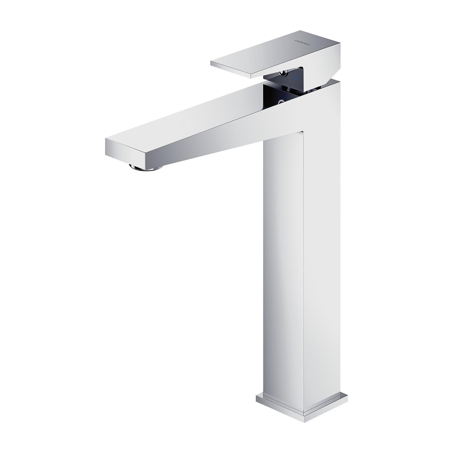 Смеситель для умывальника Omnires FRESH FR7112CR высокий однорычажный Хром (170261)