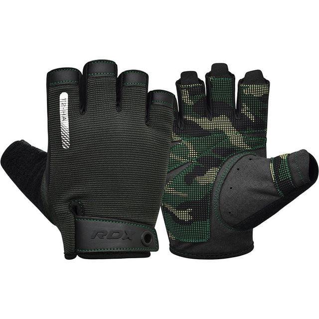 Рукавички для фітнесу RDX T2 Half L Army Green (3070022264) Рукавички для фітнесу RDX T2 Half L Army Green (3070022264)