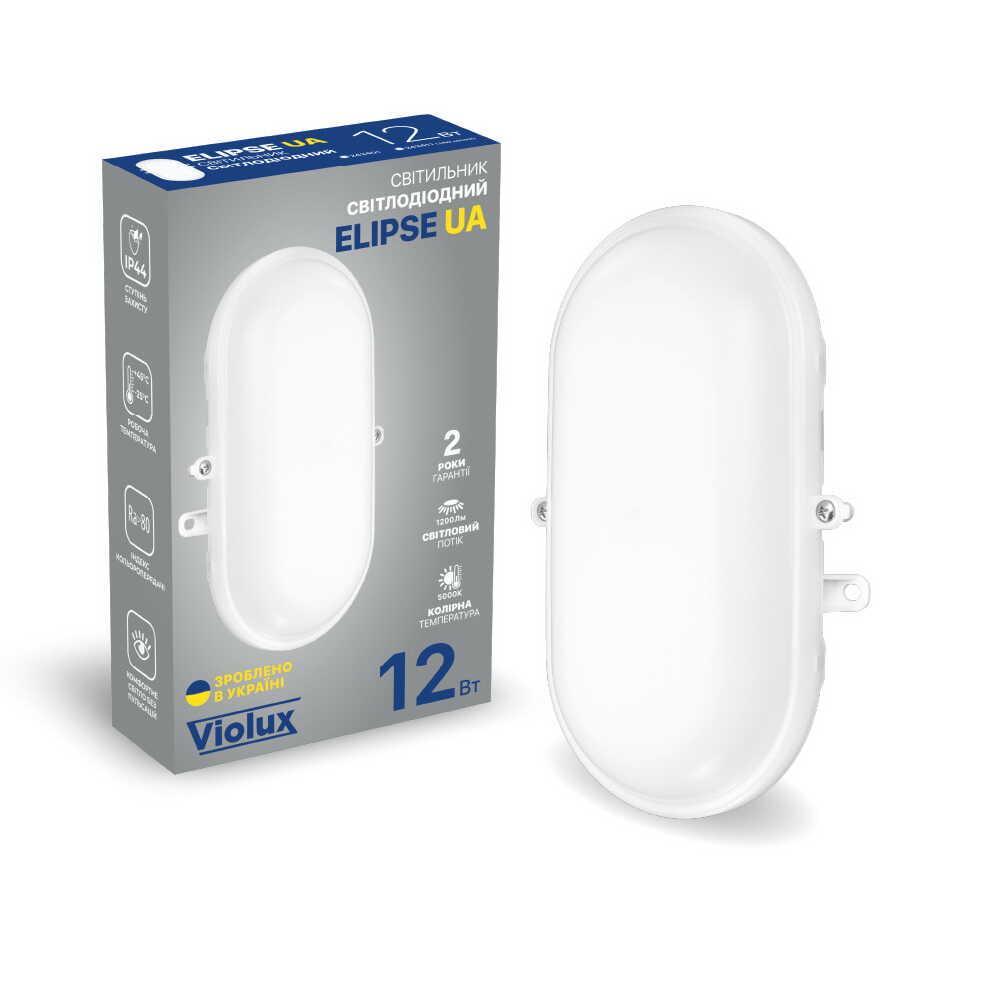 LED-светильник Violux НББ ELIPSE UA 12W 5000K IP54 Белый (27568181)