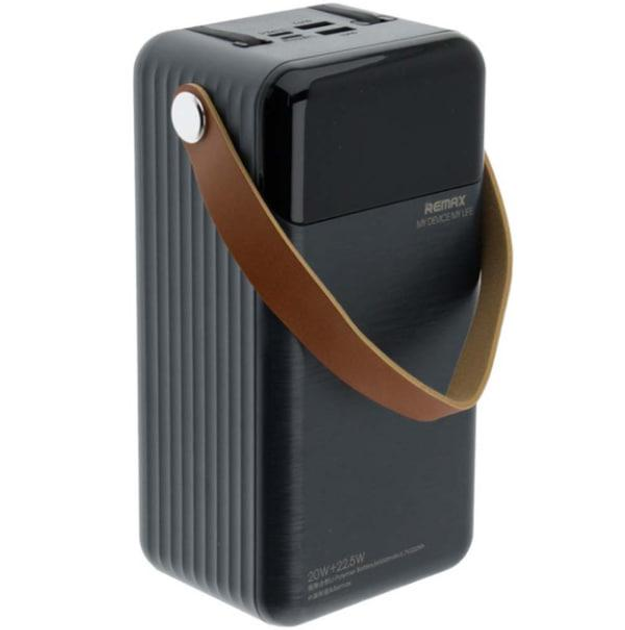 Повербанк Remax RPP-565 Quick Charge із швидкою зарядкою 22,5 W 60000 mAh Чорний (25147619)
