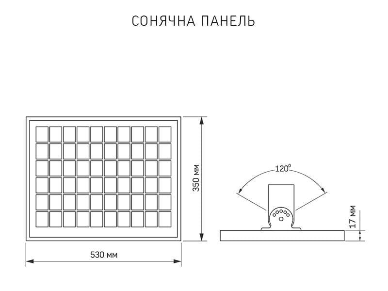 Светильник консольный автономный Videx 30W 2500Lm 5000K (VL-SLSO-305) - фото 9