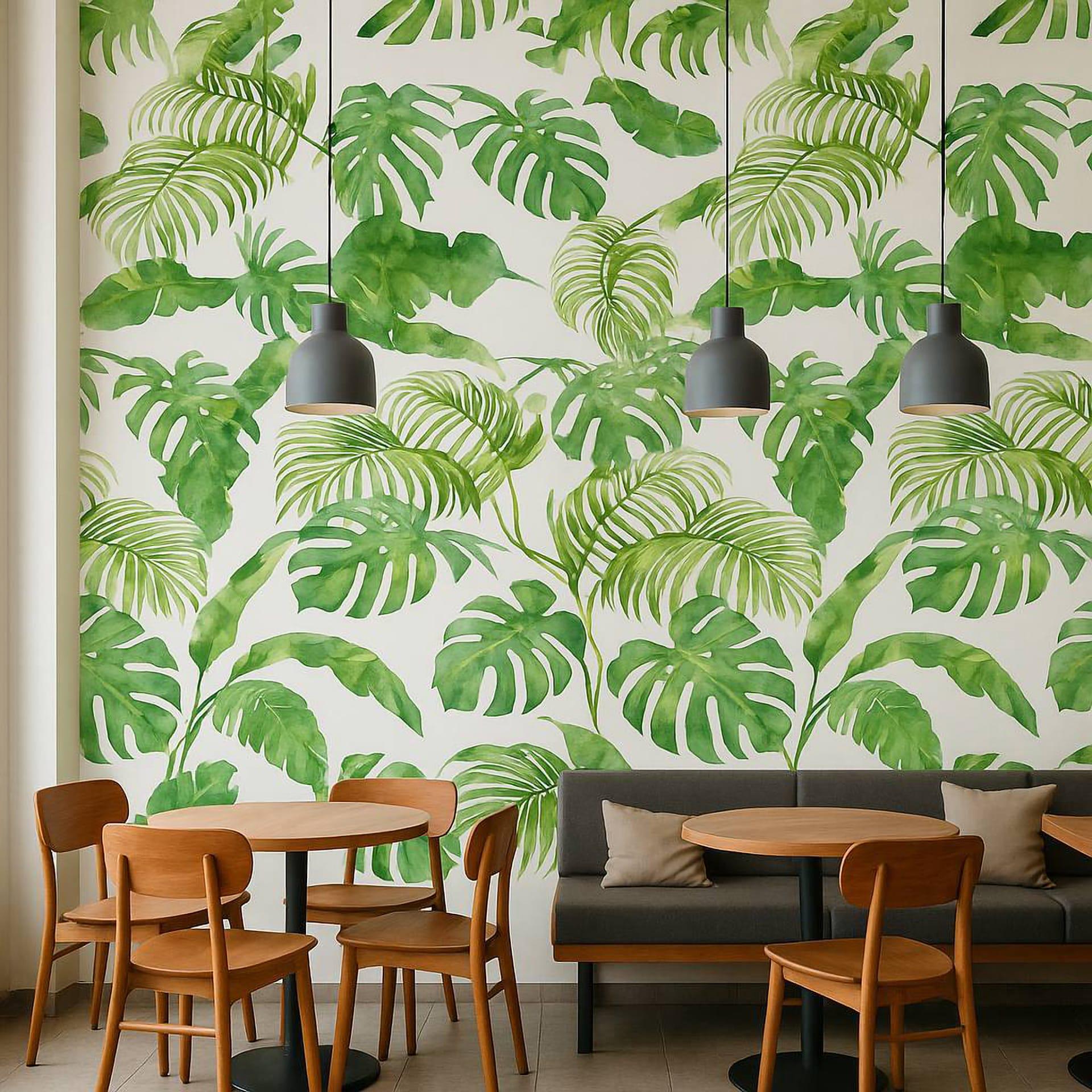 Фотошпалери флізелінові Styleo Print-walls Пальмове листя 0178 300х250 см (Pw-0178/2)