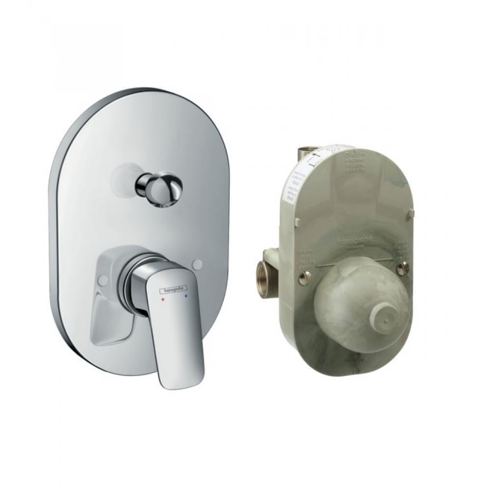 Смеситель для ванны Hansgrohe Logis Хромированный (71409000)