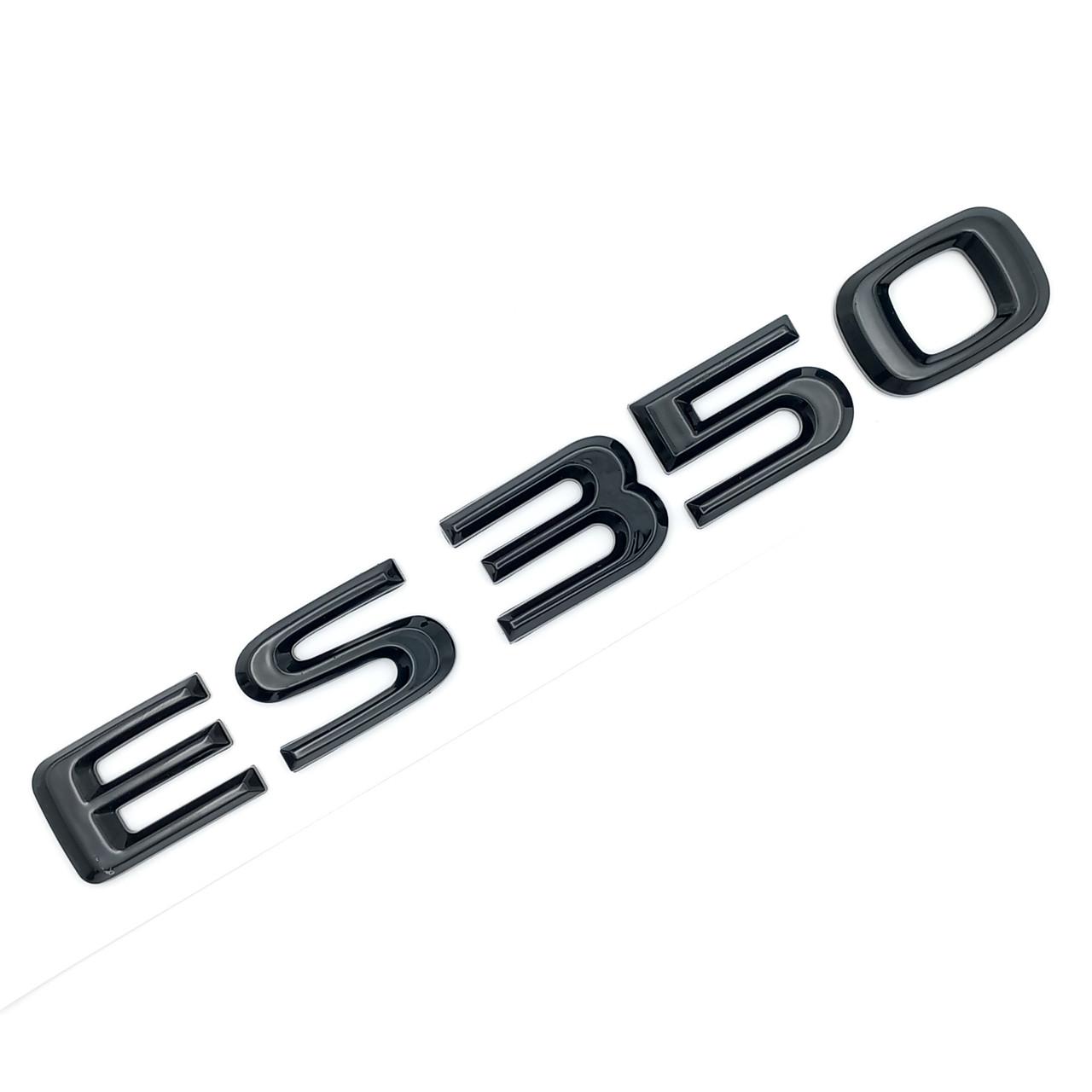 Эмблема надпись ES350 Lexus ABS 16,5х2 см Черный глянцевый (2702851808)