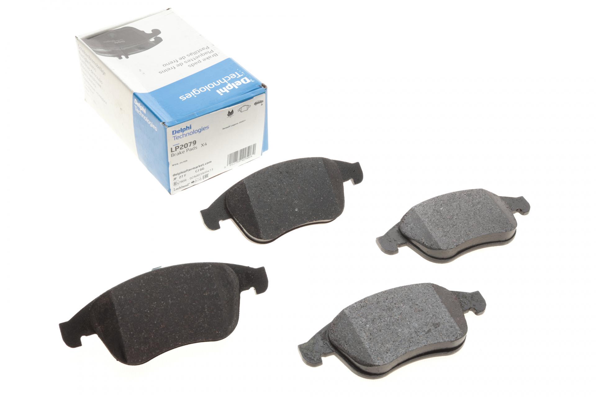 Колодки тормозные передние DELPHI для Renault Megane III/Laguna III/Scenic III 07- Continental (LP2079)