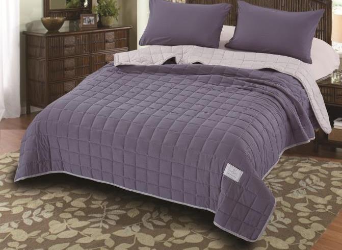 Покрывало Cotton home 220х240 см и 2 наволочки 50х70 см хлопок СН-1153-50-3 Графитовый (DR013863)
