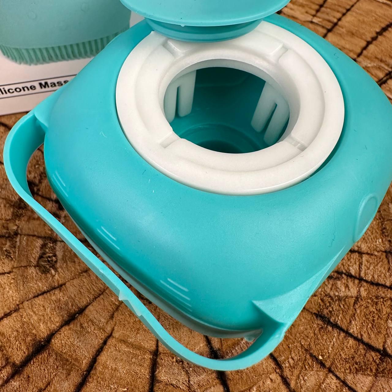 Щетка для душа для собак котов с дозатором мыла силиконовая - фото 4