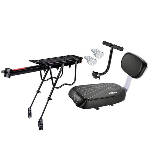 Набор детское сиденье на велосипед с велосипедным багажником