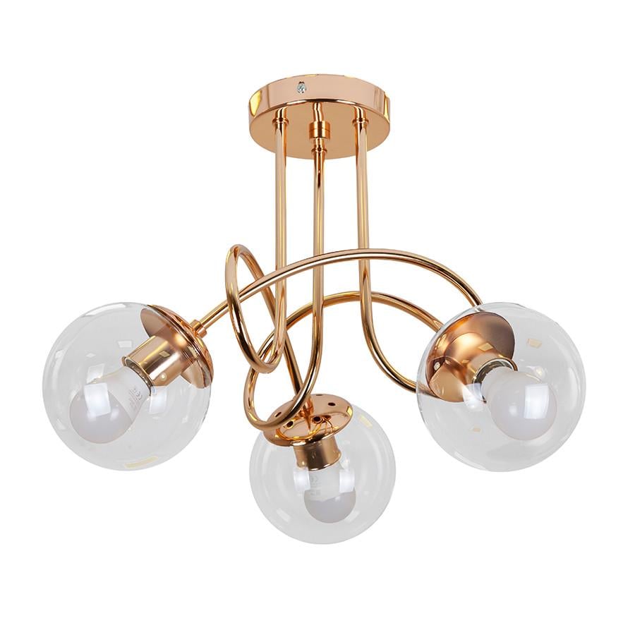 Люстра 7529903-3 gold/cl Золотий/Прозорий (lvs4727)