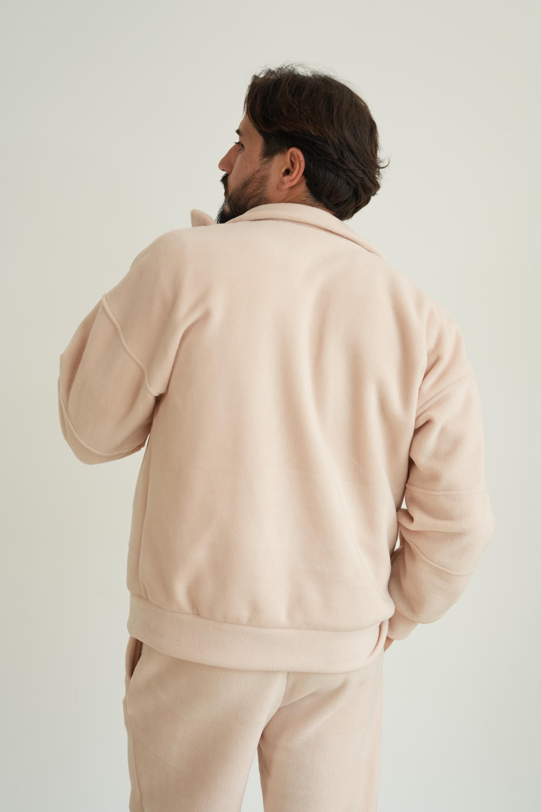 Костюм мужской флисовый CASUAL XL/2XL Бежевый (10302XLXXLm) - фото 2 Костюм мужской флисовый CASUAL XL/2XL Бежевый (10302XLXXLm) - фото 2