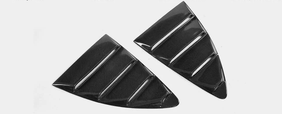 Накладки на задние окна DDCarbon для Subaru BRZ 2012-2021 гг. карбон (153730)