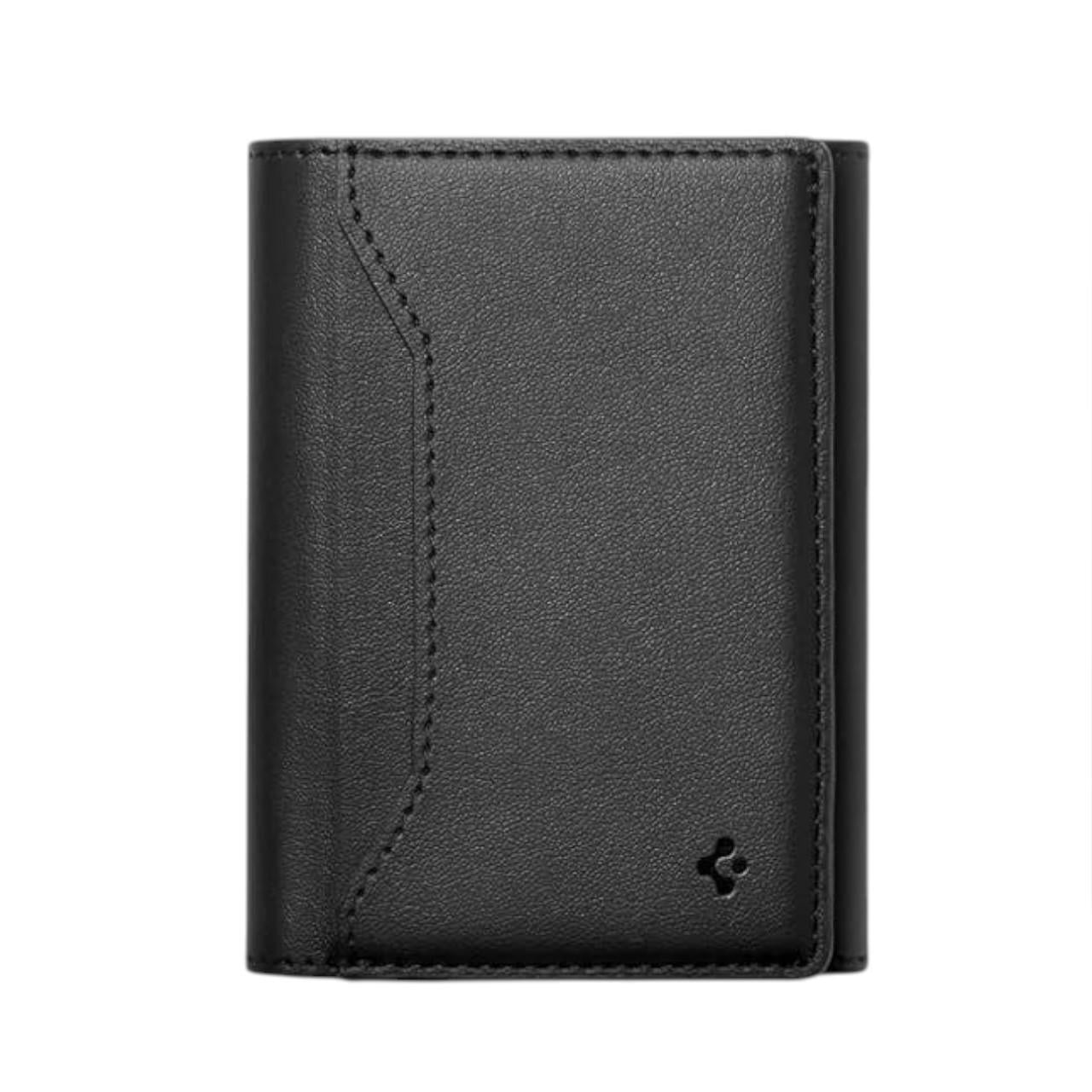 Кардхолдер магнітний Spigen Valentinus S MagFit+ з RFID-захистом Чорний (31773268)