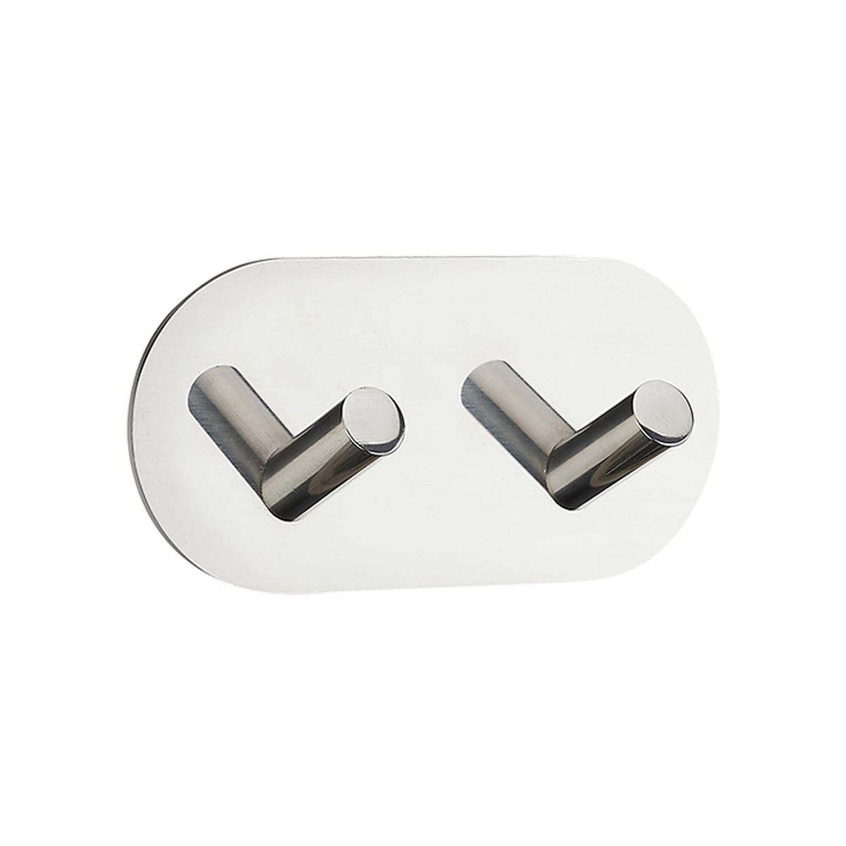 Гачок меблевий подвійний клейкий HS-504/2R PSS