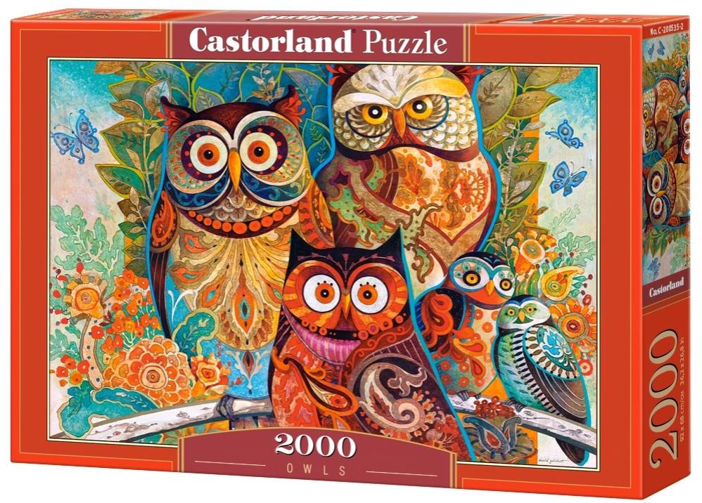 Пазл Castorland Совы 2000 дет.
